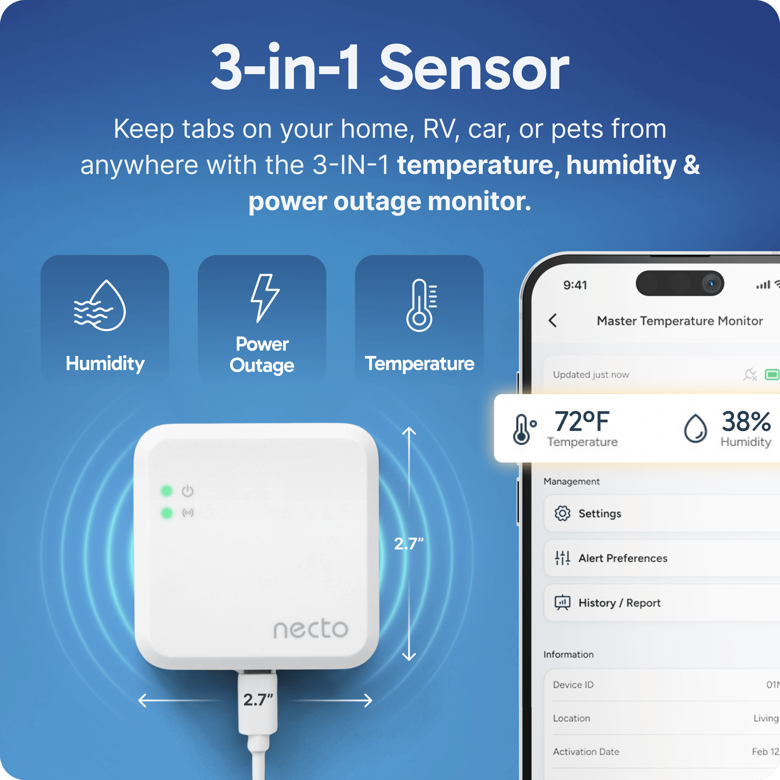 Necto RV Pet Temperature Monitor